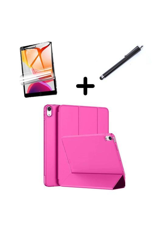 Ipad 2 3 4 Uyumlu Kılıf Set Pu Deri Smart Tablet Kilifi Ekran Koruyucu Kalem