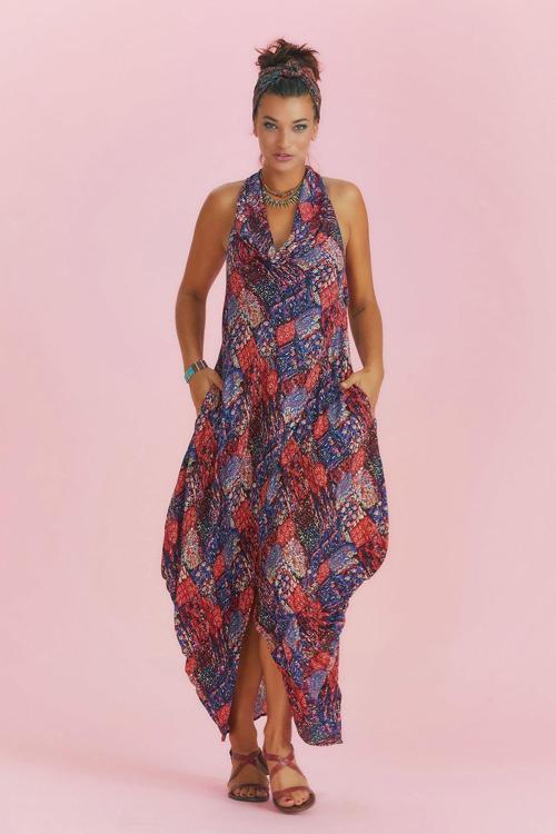 Degaje Yaka Otantik Elbise