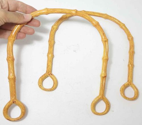 Bambu Görünümlü Plastik Çanta Sapı