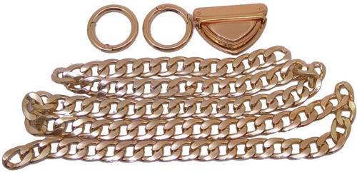 Light Gold Renk Zincir Set