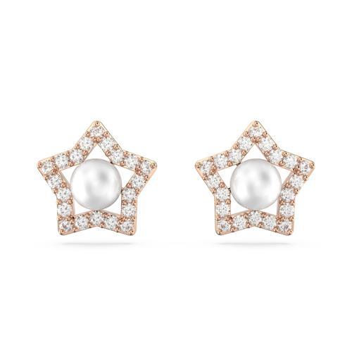 5645465 Swarovski Küpe Stella:Pe Stud Whıte/Ros