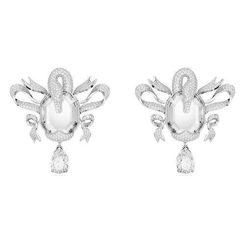 5650895 Swarovski Küpe Fashıon Swan:Ce L Cry/Rhs