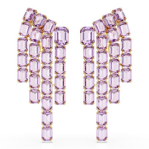 5720837 Swarovski Küpe Mıllenıa:Ce Chndl Vıol/Gos