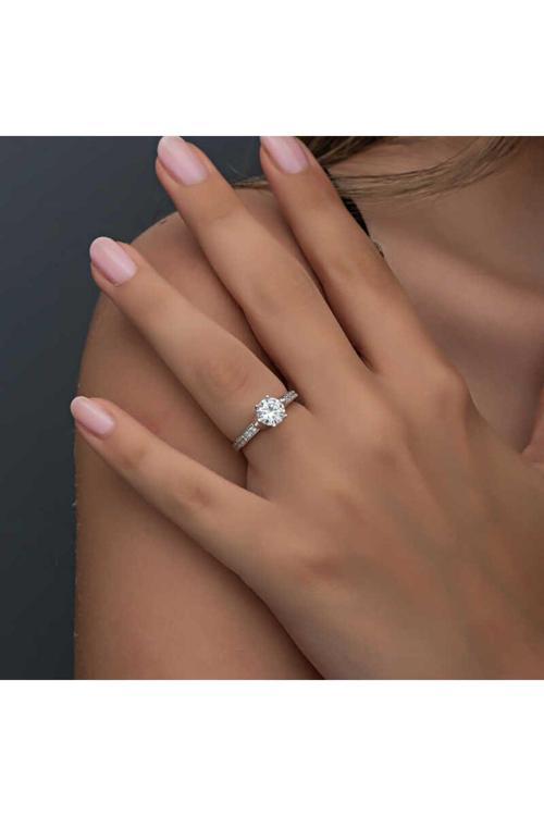 Gümüş Tek Taş Kadın Yüzük