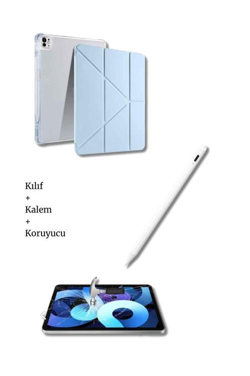iPad Air 13" M2 M3 A3270 A3271 A2899 A2903 Çip Uyumlu Tablet Kılıfı Tablet Kalemi ve Ekran Koruyucu