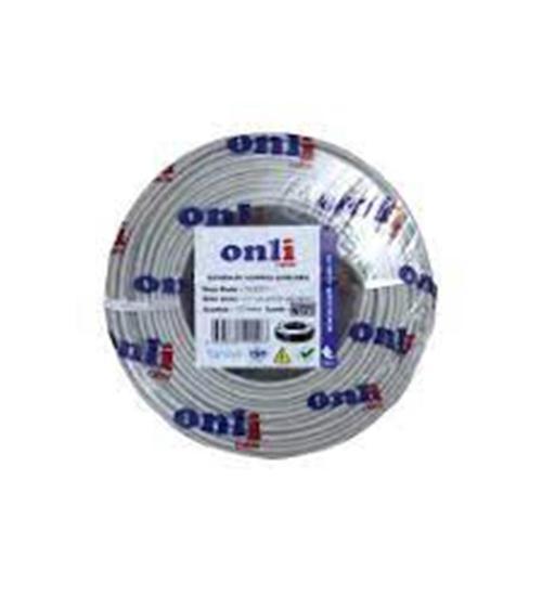 On-2201 2+1 1X0,22 Mini Coax 2X0,22Mm 100 Metre Cca Kamera Kablosu