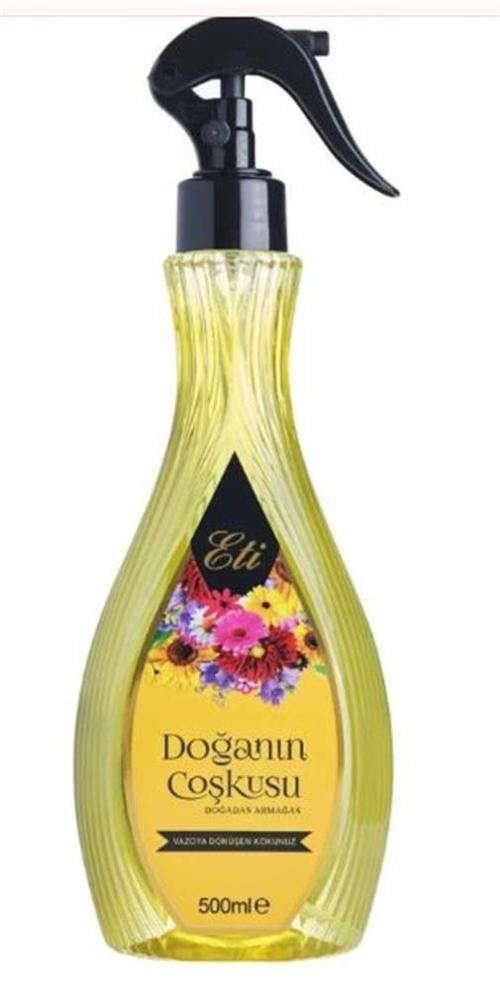 Doğanın Coşkusu Sprey Pet Şişe Kolonya 500Ml