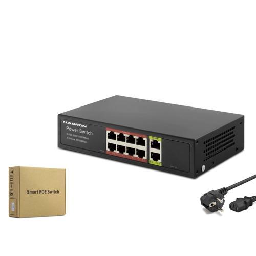 Hdg08 Poe Switch 2Uplink 8+2 10-100-1000 Mbps 8Port