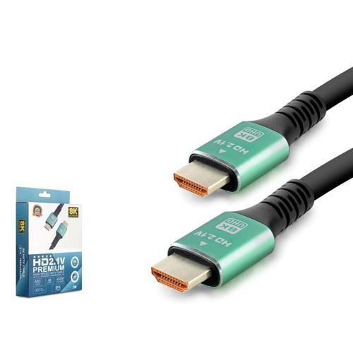Hdx2045 Hdmi Kablo Pvc 8K 60Hz 2.1V Optic Od8.0 3 Metre Siyah