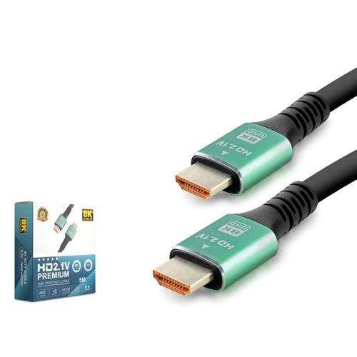 Hdx2046 Hdmi Kablo Pvc 8K 60Hz 2.1V Optic Od8.0 5 Metre Siyah