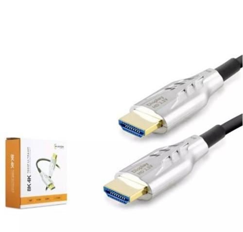 Hdx2049 Hdmi Kablo Pvc 8K 60Hz 2.1V Optic Od8.0 20 Metre Siyah