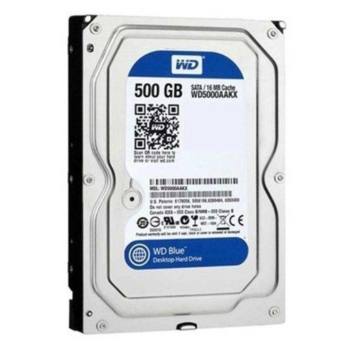 500Gb Caviar Blue Wd5000Aakx Sata 3.0 7200 Rpm 3.5" Harddisk