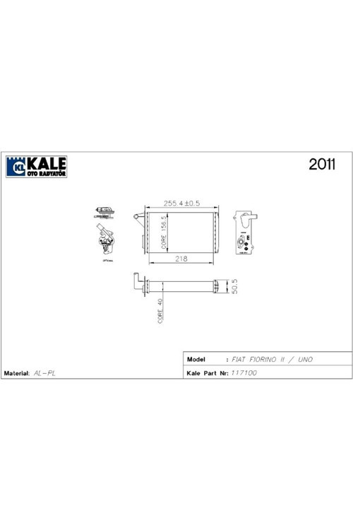 Kalorifer Radyatör Uno Musluklu 2 Sıra 7754067 1783862Al