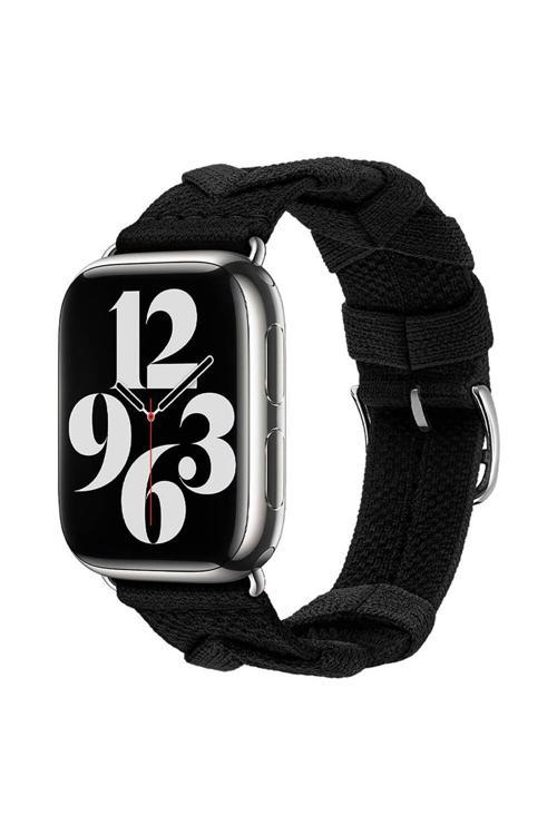 20068310 Apple Watch 7/8/9 41Mm Uyumlu Sarmal Örgü Tasarımlı Kordon