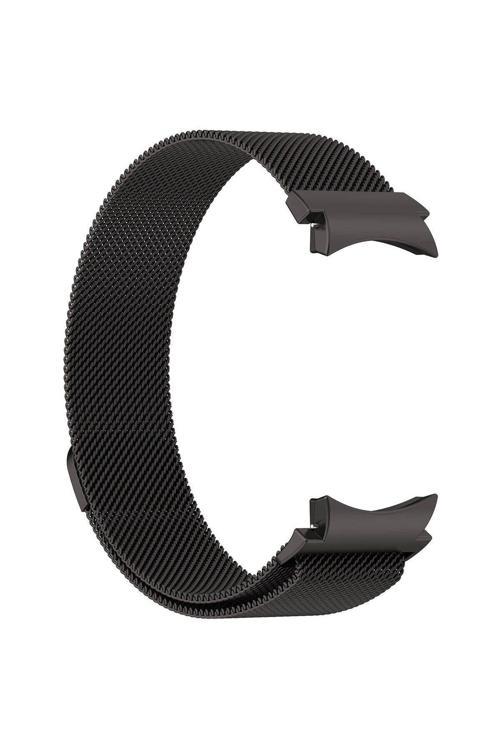 20068310 Samsung Galaxy Watch 6 Classic 44Mm İle Uyumlu Metal Tel-Örgü İşlemeli Kordon