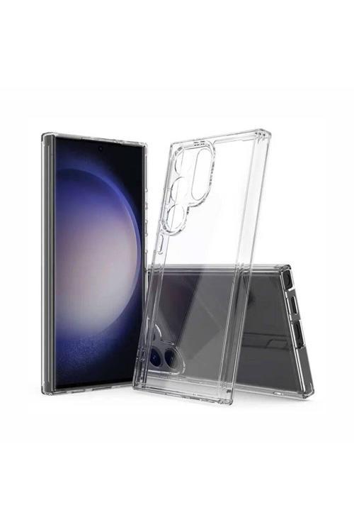 20068310 Samsung Galaxy S24 Ultra Kılıf Şeffaf Anti Şok Kamera Korumalı Telefon Kılıfı Kapak
