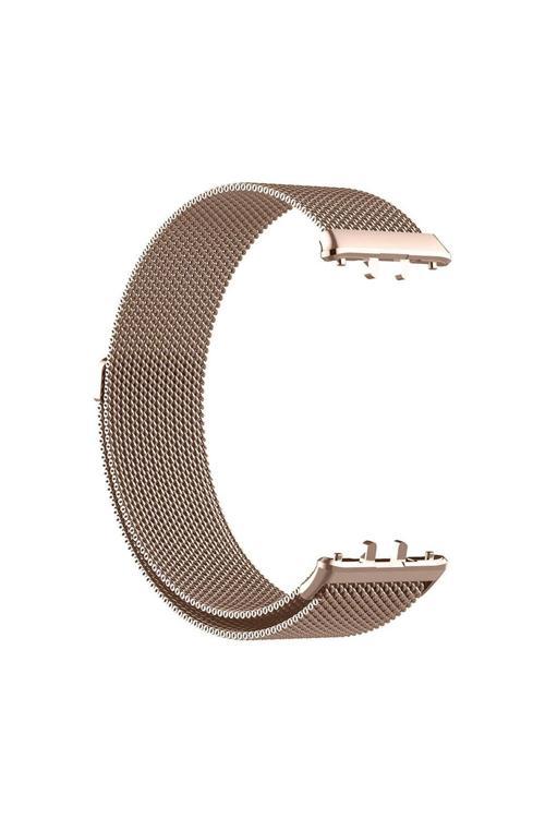 20068310 Samsung Galaxy Fit 3 İle Uyumlu Metal Tel-Örgü İşlemeli Kordon