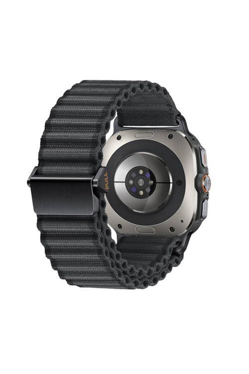 20068310 Samsung Galaxy Watch Ultra 47Mm İle Uyumlu Kumaş Hasır Örgülü Kordon Kayış