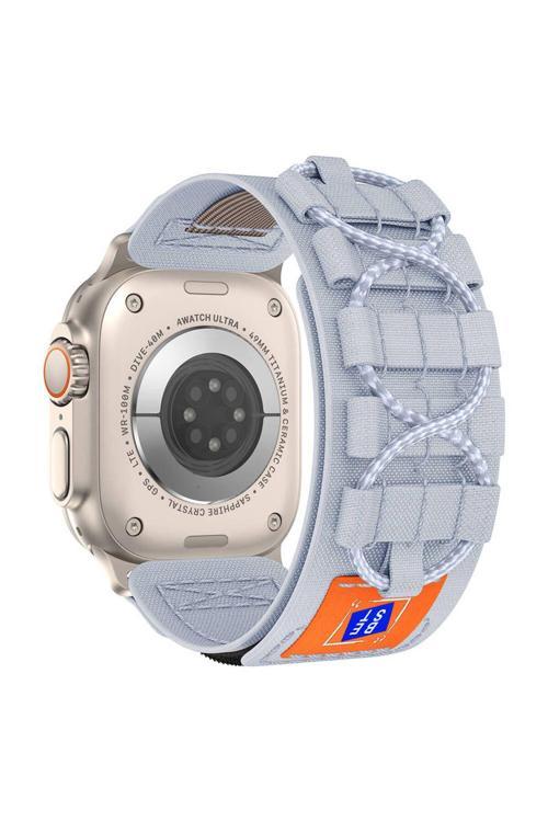 20068310 Apple Watch Seri 4/5/6/Se/Se 1.Nesil 44Mm Uyumlu Örgü İşlemeli Sportif Kordon