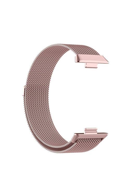 20068310 Huawei Watch Fit 3 İle Uyumlu Metal Tel-Örgü İşlemeli Kordon