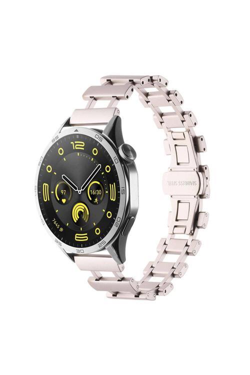 20068310 Huawei Watch Gt 2 46Mm İle Uyumlu Kordon Uzunluğu Ayarlanabilir 22Mm Metal Kordon