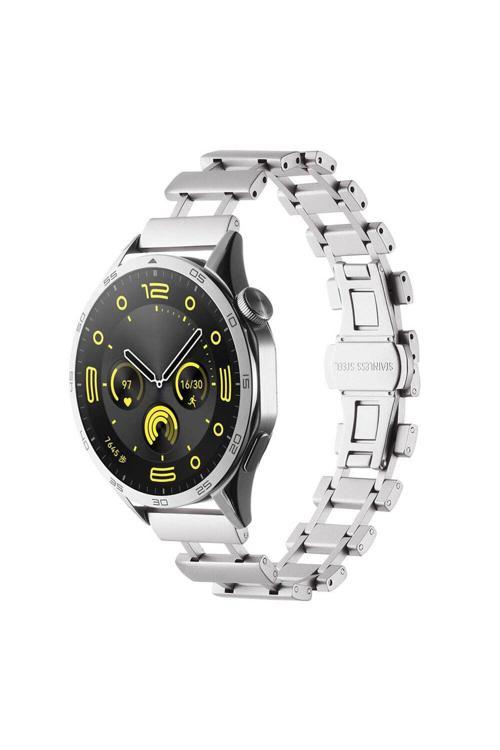 20068310 Huawei Watch Gt 2 46Mm İle Uyumlu Kordon Uzunluğu Ayarlanabilir 22Mm Metal Kordon