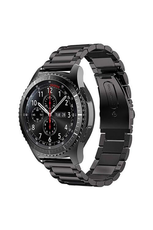 20068310 Huawei Watch Gt 3 42Mm İle Uyumlu Bakla İşlemeli Metal Kordon