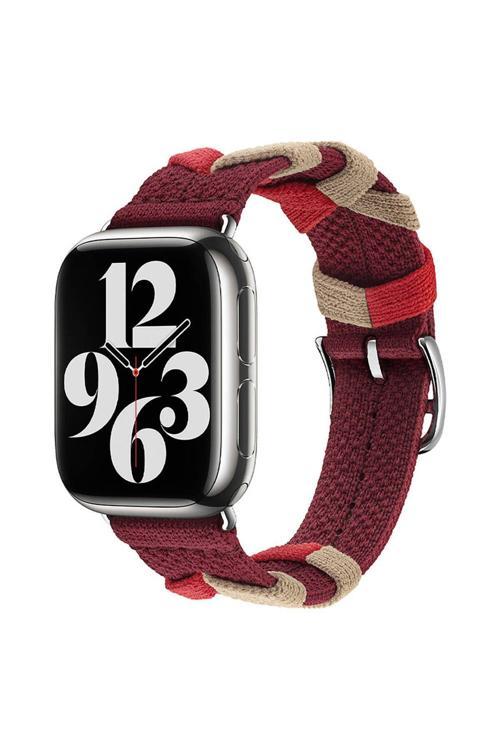 20068310 Watch 4/5/6/Se (1.Nesil)/Se 44Mm Uyumlu Sarmal Örgü Tasarımlı Kordon