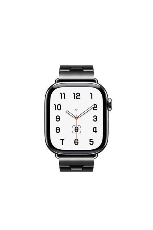 20068310 Apple Watch 1-2-3 42Mm Uyumlu Dayanıklı Metal Şerit Tasarım Kordon
