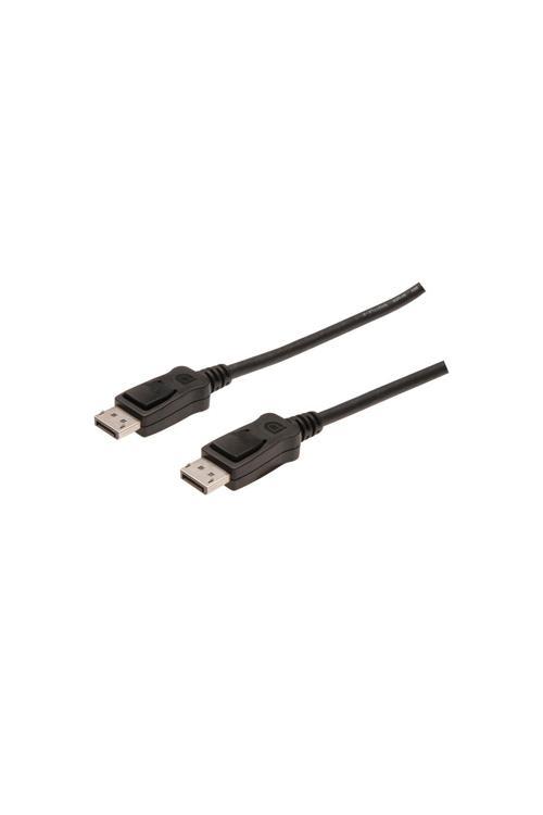 Displayport (Dp) Bağlantı Kablosu, Dp Erkek - Dp Erkek, 5 Metre, Kilit Mekanizmalı, Dp, 1.2 Uyumlu,