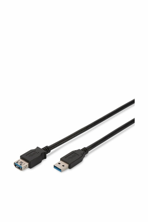 Ak-300203-030-S Usb 3.0 Uzatma Kablosu, Usb A Erkek - Usb A Dişi, 3 Metre, Awg 28