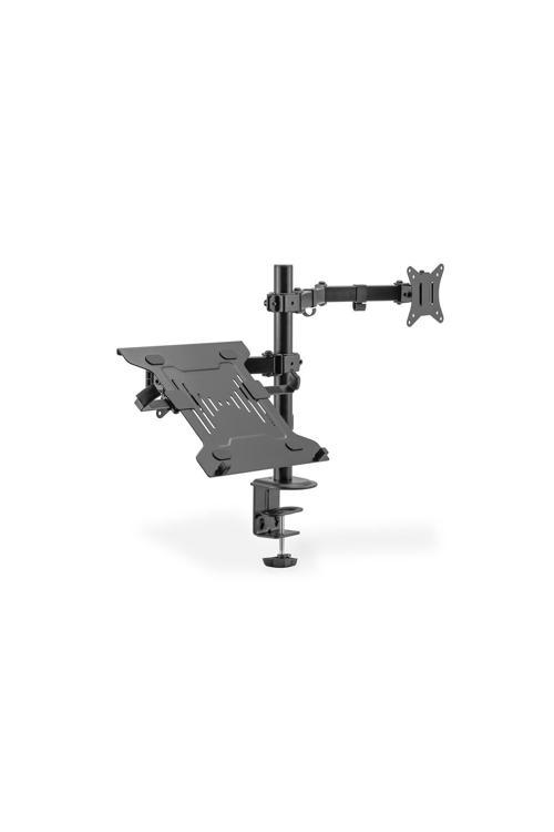 Dizüstü Bilgisayar Tableti İle Monitör Kolu 17-32", 9 Kg. Maks., Kelepçe Veya Sabitleme + Manşon