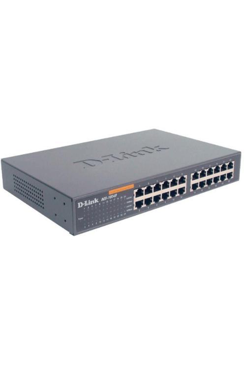 D-Lınk Des-1024D/E Metal 24 Port Swich 19'' 10/100 Yönetilmez Swich