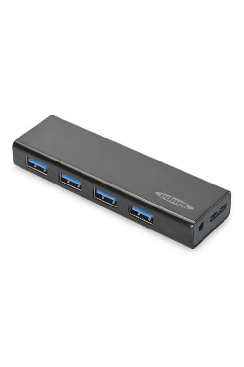 Ed-85155 Usb 3.0 To 4 Port Usb 3.0 Adaptörlü Siyah Usb 3.0 Çoklayıcı Hub