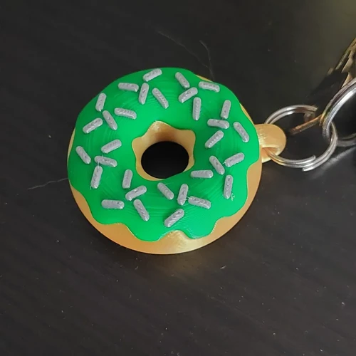 Donut Anahtarlık - Çevre Dostu PLA
