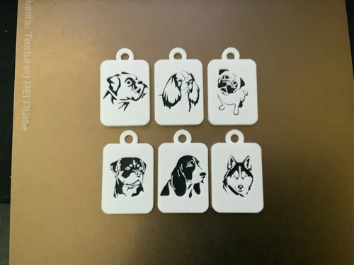 Köpek Anahtarlığı - 1 Adet - Çevre Dostu PLA