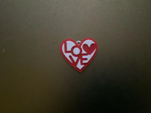 Love, Sevgili Anahtarları 1 Adet - Çevre Dostu PLA