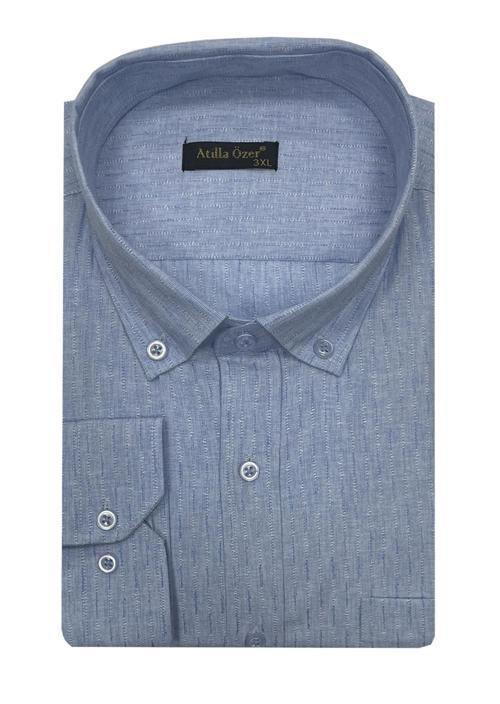 Büyük Beden Klasik Erkek Gömlek 7325