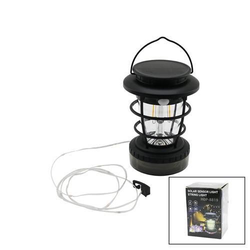 2in1=fanus Kamp-bahçe Fener - Rgb Şerit Led 10mts Olar - Şarjlı Sensörlü Led Makaralı