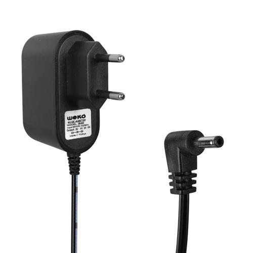 5 Volt - 2 Amper 3.5*1.35 Uçlu Plastik Kasa Priz Tipi Adaptör