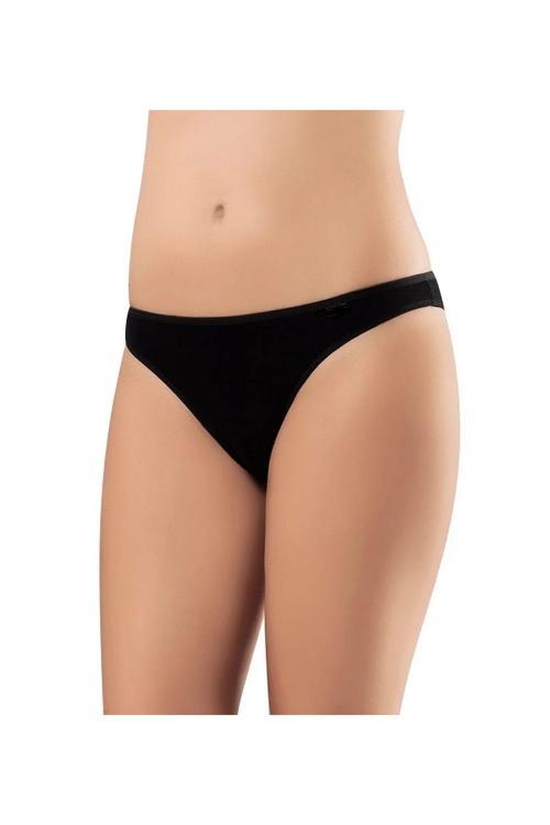 Tutku Kadın Siyah 6'Lı Paket Bikini Külot Siyah M-L