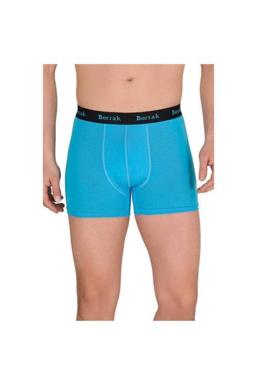 Erkek Modal Boxer - Berrak 4476 (Tekli Paket) Turkuaz XL