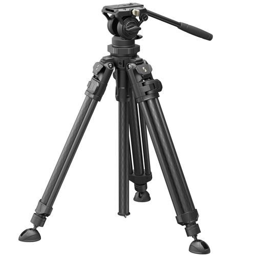 4420 AD-50 Pro Hafif Video Karbon Fiber Tripod Seti