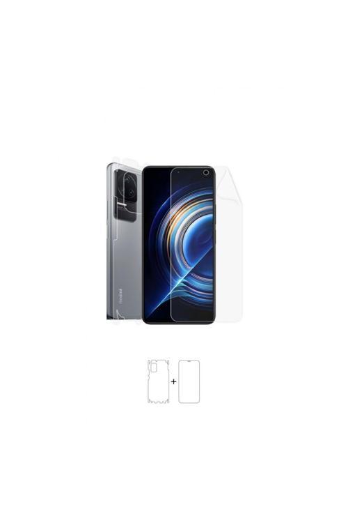 Xiaomi Redmi K50 360 ° Full Body Ekran Koruyucu Kaplama Ön Arka Yan Darbe Emici Poliüretan Film