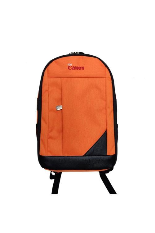 Canon Dslr Veya Aynasız Fotoğraf Makinesi Çantası (Turuncu)