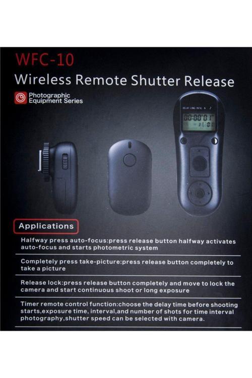 Nikon Için Timerli Wfc 10 Wireless Kumanda