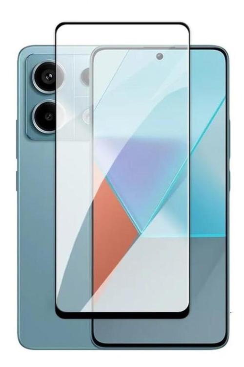 20068310 Xiaomi Redmi Note 13 Pro 5G İle Uyumlu Şeffaf Ekranı Tam Kaplayan 5D Cam Kırılmaz Cam Ekran Koruyucu