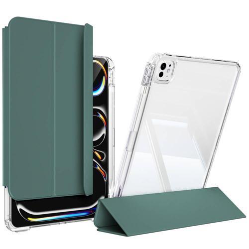 Apple iPad Pro 12.9 Inc 4. Nesil (2020) Manyetik Standlı Shockproof Kalemlikli Hybrid Kılıf A2229