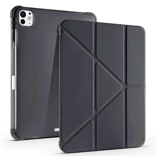 Apple iPad Pro 11 4.Nesil Yatay ve Dikey Standlı Antishock Kalemlikli Origami Silikon Kılıf A2759