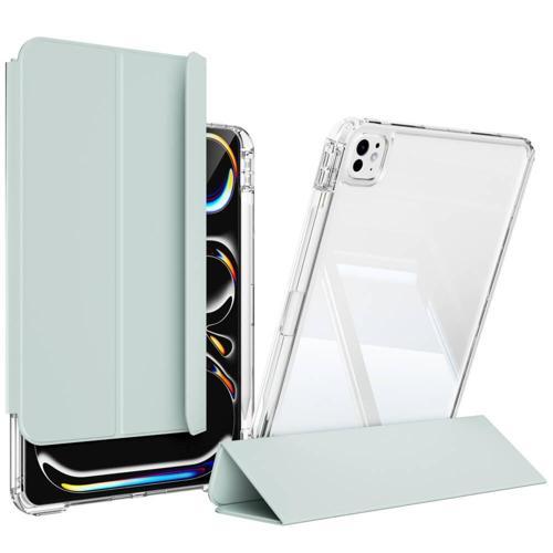 Apple iPad Pro 12.9 Inc 4. Nesil (2020) Manyetik Standlı Shockproof Kalemlikli Hybrid Kılıf A2229